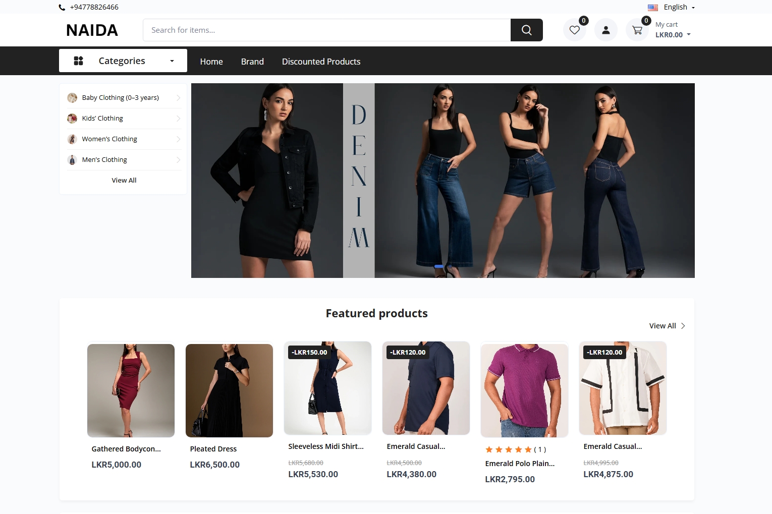 E-Commerce Demo Preview